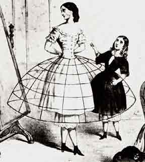 victorian cage skirt